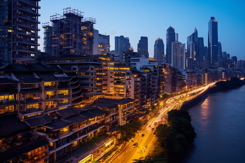 霓虹灯夜景城市旅游繁华景点,高清,摄影图,摄影图片,图片大全,摄影图免费下载